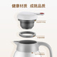 Fuguang Thermal insulation pot 2.2L large capacity internal and external 304 stainless steel vacuum flask, easy to clean Household thermal pot, push-type hot water bottle, non-slip European-style cold preservation coffee pot, white Fuguang Thermal insulation pot 2.2L large capacity internal and external 304 stainless steel vacuum flask, easy to clean Household thermal pot, push-type hot water bottle, non-slip European-style cold preservation coffee pot, white