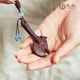 Indian small leaf red sandalwood axe pendant scientific name sandalwood red sandalwood mahogany Chinese creative keychain solid wood mobile phone pendant gift collection Indian small leaf red sandalwood axe pendant scientific name sandalwood red sandalwood mahogany Chinese creative keychain solid wood mobile phone pendant gift collection