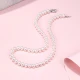 Saturday Blessing Jewelry Simple Pearl Necklace Women's S925 Silver Buckle Freshwater Pearl Necklace Mother's Birthday Gift About 45cm Saturday Blessing Jewelry Simple Pearl Necklace Women's S925 Silver Buckle Freshwater Pearl Necklace Mother's Birthday Gift About 45cm