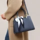 That blue cowhide bag women's bag versatile mother bag middle-aged fashion light luxury handbag large-capacity messenger bag casual commuting shoulder bag brand high-end birthday gift for girlfriend wife That blue cowhide bag women's bag versatile mother bag middle-aged fashion light luxury handbag large-capacity messenger bag casual commuting shoulder bag brand high-end birthday gift for girlfriend wife