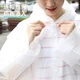 Deli adult raincoat poncho disposable raincoat translucent riding raincoat poncho men and women long section with hood thickened waterproof poncho white DL553010 Deli adult raincoat poncho disposable raincoat translucent riding raincoat poncho men and women long section with hood thickened waterproof poncho white DL553010