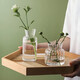 Sweet spot small vase glass transparent hydroponic plant fake artificial flower mini vase floral ins style Japanese decorative ornaments 2 packs Sweet spot small vase glass transparent hydroponic plant fake artificial flower mini vase floral ins style Japanese decorative ornaments 2 packs