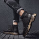 Baiteshi Martin boots new men's autumn high-top socks boots men's plus velvet warm snow cotton shoes men's desert tooling outdoor trend casual shoes men's leather shoes men's short boots 1933 black-four seasons 41 Baiteshi Martin boots new men's autumn high-top socks boots men's plus velvet warm snow cotton shoes men's desert tooling outdoor trend casual shoes men's leather shoes men's short boots 1933 black-four seasons 41