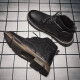 Baiteshi Martin boots new men's autumn high-top socks boots men's plus velvet warm snow cotton shoes men's desert tooling outdoor trend casual shoes men's leather shoes men's short boots 1933 black-four seasons 41 Baiteshi Martin boots new men's autumn high-top socks boots men's plus velvet warm snow cotton shoes men's desert tooling outdoor trend casual shoes men's leather shoes men's short boots 1933 black-four seasons 41
