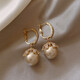 Idele high-end temperament fashion earrings female French net red imitation pearl earrings 2021 new exquisite ear buckle net red C1Y708-F183 bright gray bead earrings Idele high-end temperament fashion earrings female French net red imitation pearl earrings 2021 new exquisite ear buckle net red C1Y708-F183 bright gray bead earrings