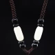 Mountain Jade Pendant Rope Hetian Jade Pendant Rope Jade Jade Pendant Rope Hand-woven Pullover Men's and Women's Necklace Rope Optimization Hetian Jade + Black Onyx-Brown Mountain Jade Pendant Rope Hetian Jade Pendant Rope Jade Jade Pendant Rope Hand-woven Pullover Men's and Women's Necklace Rope Optimization Hetian Jade + Black Onyx-Brown