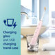 Philips Sonicare Philips 9500 Series Diamond Bright White Smart Sound Wave Electric Toothbrush 5 Modes 3-Stack Strength Birthday Gifts for Elders for Boyfriend and Girlfriend HX9923/21 Pink
Philips Sonicare Philips 9500 Series Diamond Bright White Smart Sound Wave Electric Toothbrush 5 Modes 3-Stack Strength Birthday Gifts for Elders for Boyfriend and Girlfriend HX9923/21 Pink