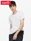 Baleno Baleno spring and summer youth fashion solid color V-neck short-sleeved T-shirt Korean style slim cotton t-shirt trend and easy-to-fit basic student top 01W bleached-V-neck XL Baleno Baleno spring and summer youth fashion solid color V-neck short-sleeved T-shirt Korean style slim cotton t-shirt trend and easy-to-fit basic student top 01W bleached-V-neck XL