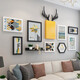 Kayue restaurant living room decoration calligraphy and painting wall wall pendant modern minimalist net red room layout hanging wall decoration wall decoration black and white - floating light Kayue restaurant living room decoration calligraphy and painting wall wall pendant modern minimalist net red room layout hanging wall decoration wall decoration black and white - floating light