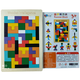 Item Yimu Children's birthday gift early education 启 玩 toys Russian square L-type match game logic thinking training Yumu Russian square Item Yimu Children's birthday gift early education 启 玩 toys Russian square L-type match game logic thinking training Yumu Russian square