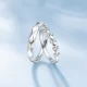 Fanci Fan Qi crowns love silver pair rings couple rings a pair of open men and women birthday Valentine's Day gift for girlfriend Fanci Fan Qi crowns love silver pair rings couple rings a pair of open men and women birthday Valentine's Day gift for girlfriend