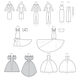 SIMPLICITY 11.5" Doll Clothing Sewing Pattern SIMPLICITY 11.5" Doll Clothing Sewing Pattern