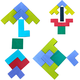 Item Yimu Children's birthday gift early education 启 玩 toys Russian square L-type match game logic thinking training Yumu Russian square Item Yimu Children's birthday gift early education 启 玩 toys Russian square L-type match game logic thinking training Yumu Russian square