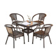 Zhiyao Outdoor Furniture Wicker Chair Three-piece Balcony Table and Chair Household Wicker Chair Modern Simple Outdoor Table and Chair Combination Outdoor Stool Garden Table and Chair Leisure Wicker Coffee Table Upgrade Thickening Teng Chair 80 Round Table 1 Table 4 Chair Cushion Pillow Zhiyao Outdoor Furniture Wicker Chair Three-piece Balcony Table and Chair Household Wicker Chair Modern Simple Outdoor Table and Chair Combination Outdoor Stool Garden Table and Chair Leisure Wicker Coffee Table Upgrade Thickening Teng Chair 80 Round Table 1 Table 4 Chair Cushion Pillow