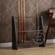 Billiard cue rack floor rack cue rack wall vertical billiard supplies accessories fishing rod rack golf rack square 4-hole teak color Billiard cue rack floor rack cue rack wall vertical billiard supplies accessories fishing rod rack golf rack square 4-hole teak color