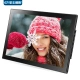 LSLY 19-inch full-view digital photo frame electronic album high-definition display 1080P video remote control commercial display 19-inch black tempered glass mirror with 32GU disk + wall-mounted board LSLY 19-inch full-view digital photo frame electronic album high-definition display 1080P video remote control commercial display 19-inch black tempered glass mirror with 32GU disk + wall-mounted board