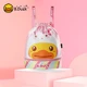 B.Duck Little Yellow Duck Waterproof Swimming Bag Cute Cartoon Double Shoulder Girdle Mouth Dry and Wet Separation Swimming Gear Storage Backpack Pink B.Duck Little Yellow Duck Waterproof Swimming Bag Cute Cartoon Double Shoulder Girdle Mouth Dry and Wet Separation Swimming Gear Storage Backpack Pink