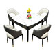 Jinshi Mahjong machine dining table dual-use modern style, light luxury, multifunctional imitation marble tabletop, solid wood light luxury home, black and white simple and automatic home use all-in-one four-port machine chess mahjong table, simple luxury white oval tabletop, one table, four chairs, five-piece set, No. 1 chair, imitation marble table Jinshi Mahjong machine dining table dual-use modern style, light luxury, multifunctional imitation marble tabletop, solid wood light luxury home, black and white simple and automatic home use all-in-one four-port machine chess mahjong table, simple luxury white oval tabletop, one table, four chairs, five-piece set, No. 1 chair, imitation marble table