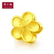 Chow Tai Fook Huayue Jiaqi series Internet celebrity small peach blossom gold pendant pure gold transshipment bead work fee 98 priced at about 2.15g F217845 Chow Tai Fook Huayue Jiaqi series Internet celebrity small peach blossom gold pendant pure gold transshipment bead work fee 98 priced at about 2.15g F217845