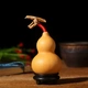 Xiying XIYING small gourd handle piece grass gold natural patina eight treasures toy ornament pendant Wenwan gourd boutique small hand twist picture is for reference and the real thing shall prevail 1 A-level single gourd Xiying XIYING small gourd handle piece grass gold natural patina eight treasures toy ornament pendant Wenwan gourd boutique small hand twist picture is for reference and the real thing shall prevail 1 A-level single gourd