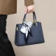 That blue cowhide bag women's bag versatile mother bag middle-aged fashion light luxury handbag large-capacity messenger bag casual commuting shoulder bag brand high-end birthday gift for girlfriend wife That blue cowhide bag women's bag versatile mother bag middle-aged fashion light luxury handbag large-capacity messenger bag casual commuting shoulder bag brand high-end birthday gift for girlfriend wife