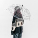 MINISOEVA series graffiti long handle umbrella 8-bone single umbrella automatic rain umbrella pattern mixed hair MINISOEVA series graffiti long handle umbrella 8-bone single umbrella automatic rain umbrella pattern mixed hair