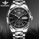 Swiss famous watch Europin watches men's automatic mechanical watch men's high-end waterproof luminous dual calendar watch simple business brand national watch Valentine's Day gift for father and husband Swiss-Golden Grey Surface Swiss famous watch Europin watches men's automatic mechanical watch men's high-end waterproof luminous dual calendar watch simple business brand national watch Valentine's Day gift for father and husband Swiss-Golden Grey Surface
