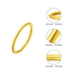 Chow Tai Fook simple fashion wedding full gold gold ring labor cost 108 priced EOF1 No. 13 about 1.8 grams Chow Tai Fook simple fashion wedding full gold gold ring labor cost 108 priced EOF1 No. 13 about 1.8 grams