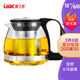 Lilac 700ml lead-free heat-resistant glass teapot Kung Fu tea set 304 stainless steel filter liner teapot Lilac 700ml lead-free heat-resistant glass teapot Kung Fu tea set 304 stainless steel filter liner teapot
