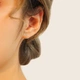 Warme Farben ear piercing ear stick silver earrings female 2022 new trendy ear bone needle anti-blocking needle ear stick earrings S999 silver ear stick pair Warme Farben ear piercing ear stick silver earrings female 2022 new trendy ear bone needle anti-blocking needle ear stick earrings S999 silver ear stick pair