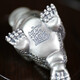 Antin and people-friendly Toad handles three-legged golden toad plate playing pure silver 999 golden toad handle pendants sterling silver car hanging collectibles about 80 grams of brocade bags are the best choice for personal use Antin and people-friendly Toad handles three-legged golden toad plate playing pure silver 999 golden toad handle pendants sterling silver car hanging collectibles about 80 grams of brocade bags are the best choice for personal use