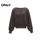 ONLY2023 new winter fashion versatile versatile shoulder-drop rhinestone bat sleeve one-length sweatshirt for women 12349S032 E08 Hemp gray 155/76A/XS ONLY2023 new winter fashion versatile versatile shoulder-drop rhinestone bat sleeve one-length sweatshirt for women 12349S032 E08 Hemp gray 155/76A/XS