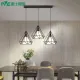 Leishi NVC Nordic modern minimalist round restaurant lamp bedroom bar creative geometric atmosphere 3-head restaurant lamps Leishi NVC Nordic modern minimalist round restaurant lamp bedroom bar creative geometric atmosphere 3-head restaurant lamps
