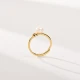 Jingrun Mood Alloy Freshwater Pearl Ring 6-7mm White Steamed Bun Shape Fashion 6-7cm Jingrun Mood Alloy Freshwater Pearl Ring 6-7mm White Steamed Bun Shape Fashion 6-7cm