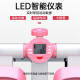 Stepper female in-situ hydraulic pedal machine home mute weight loss artifact sports fitness equipment slimming stovepipe machine Cherry blossom powder + rope mat Stepper female in-situ hydraulic pedal machine home mute weight loss artifact sports fitness equipment slimming stovepipe machine Cherry blossom powder + rope mat