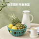 What people eat fruit basket hollow plastic drain basket home living room coffee table fruit plate kitchen creative vegetable washing basket restaurant fruit basket blue, green, yellow, orange 4 colors each 1 1 What people eat fruit basket hollow plastic drain basket home living room coffee table fruit plate kitchen creative vegetable washing basket restaurant fruit basket blue, green, yellow, orange 4 colors each 1 1