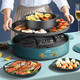 Aoran Electric Grill Barbecue Pan Barbecue Pan Electric Barbecue Grill Household Smokeless Barbecue Electric Grill Pan Barbecue Non-stick Barbecue Skewers Barbecue Machine Extra Large Mandarin Duck Pan-Suitable for 3-10 People Aoran Electric Grill Barbecue Pan Barbecue Pan Electric Barbecue Grill Household Smokeless Barbecue Electric Grill Pan Barbecue Non-stick Barbecue Skewers Barbecue Machine Extra Large Mandarin Duck Pan-Suitable for 3-10 People
