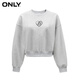 Solo la sudadera de cuello redondo de caída de otoño con estampado de moda y de moda 12349S034 G44 FLUERA MEDIA GRIS M 165/84A Solo la sudadera de cuello redondo de caída de otoño con estampado de moda y de moda 12349S034 G44 FLUERA MEDIA GRIS M 165/84A