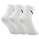 Nike NIKE men's middle socks socks three pairs EVERYDAY sports socks SX7677-100 white M size Nike NIKE men's middle socks socks three pairs EVERYDAY sports socks SX7677-100 white M size