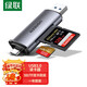 Lvlian USB-C3.0 high-speed multi-function OTG Android mobile phone card reader supports SD/TF SLR camera driving recorder storage memory card Type-C card reader dual card dual reading Lvlian USB-C3.0 high-speed multi-function OTG Android mobile phone card reader supports SD/TF SLR camera driving recorder storage memory card Type-C card reader dual card dual reading