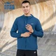 Hongxing Erke sunscreen windbreaker men's outdoor anti-ultraviolet and anti-UV casual jacket running hooded jacket sports top 51222280083 chip blue L Hongxing Erke sunscreen windbreaker men's outdoor anti-ultraviolet and anti-UV casual jacket running hooded jacket sports top 51222280083 chip blue L