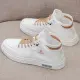 High-top shoes men's 2022 summer new Korean version trendy small white canvas shoes all-match casual leather student skate shoes 801 white camel cloth surface 43 High-top shoes men's 2022 summer new Korean version trendy small white canvas shoes all-match casual leather student skate shoes 801 white camel cloth surface 43