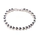 Xi makeup exquisite light luxury Roman crystal bracelet simple diamond full diamond bracelet fashion ladies temperament bracelet jewelry LX 1 piece silver Xi makeup exquisite light luxury Roman crystal bracelet simple diamond full diamond bracelet fashion ladies temperament bracelet jewelry LX 1 piece silver