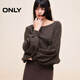 ONLY2023 new winter fashion versatile versatile shoulder-drop rhinestone bat sleeve one-length sweatshirt for women 12349S032 E08 Hemp gray 155/76A/XS ONLY2023 new winter fashion versatile versatile shoulder-drop rhinestone bat sleeve one-length sweatshirt for women 12349S032 E08 Hemp gray 155/76A/XS