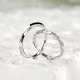 Fanci Fan Qi infinite love couple rings a pair of Mobius opening 925 silver pair ring confession gift engagement wedding ring Fanci Fan Qi infinite love couple rings a pair of Mobius opening 925 silver pair ring confession gift engagement wedding ring