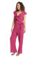 London Times Women's Wrinkled V-neck Sleeveless Jumpsuit Festive Fuchsia 4 Petite
London Times Women's Wrinkled V-neck Sleeveless Jumpsuit Festive Fuchsia 4 Petite