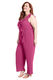 London Times Women's Wrinkled V-neck Sleeveless Jumpsuit Festive Fuchsia 4 Petite
London Times Women's Wrinkled V-neck Sleeveless Jumpsuit Festive Fuchsia 4 Petite