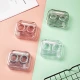 LOHAS Travel Contact Lens Case Portable Cosmetic Contact Box Storage Tweezers Clip Suction Stick Wearing Tools Wearing Accessories Integrated Companion Box Double Box Nursing Set Transparent Blue LOHAS Travel Contact Lens Case Portable Cosmetic Contact Box Storage Tweezers Clip Suction Stick Wearing Tools Wearing Accessories Integrated Companion Box Double Box Nursing Set Transparent Blue