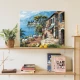 Best home digital oil painting diy landscape flower hand-painted oil painting coloring living room decorative painting children's hand-painted animation hanging painting coast cafe 50*40cm stretched solid wood inner frame set Best home digital oil painting diy landscape flower hand-painted oil painting coloring living room decorative painting children's hand-painted animation hanging painting coast cafe 50*40cm stretched solid wood inner frame set