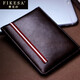 Fikesa Fisha 2020 new card bag business card, men's driving license leather case, driving this document kicklight, soft skin clip, coil, thin, black B Fikesa Fisha 2020 new card bag business card, men's driving license leather case, driving this document kicklight, soft skin clip, coil, thin, black B